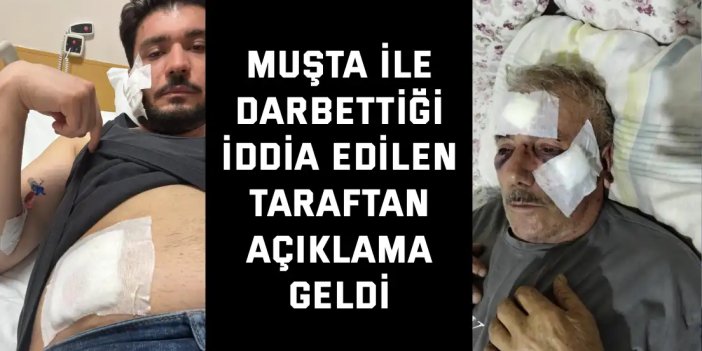 Muşta ile darbettiği iddia edilen taraftan açıklama geldi