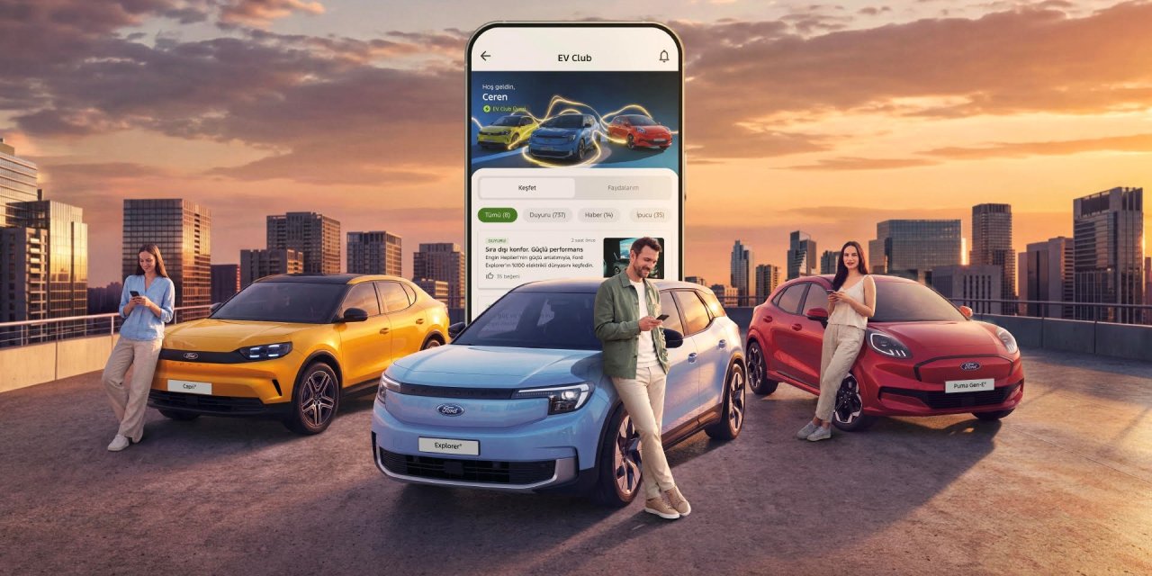 Ford Türkiye'den elektrikli araç  sahiplerine özel yeni platform
