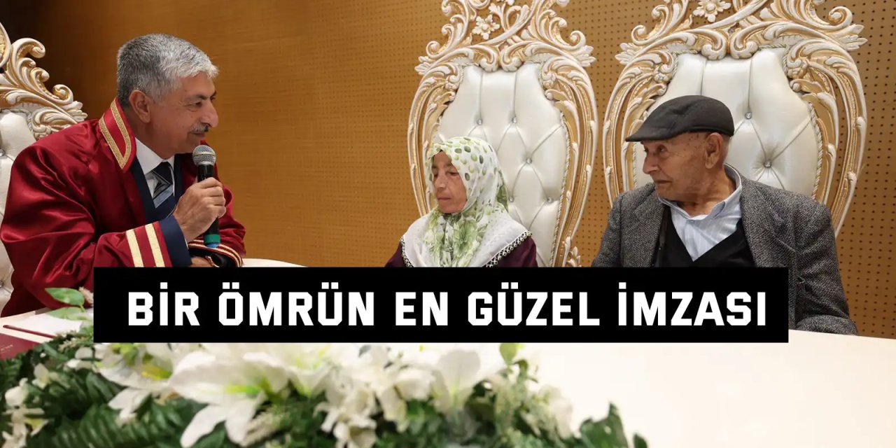 Bir ömrün en güzel imzası