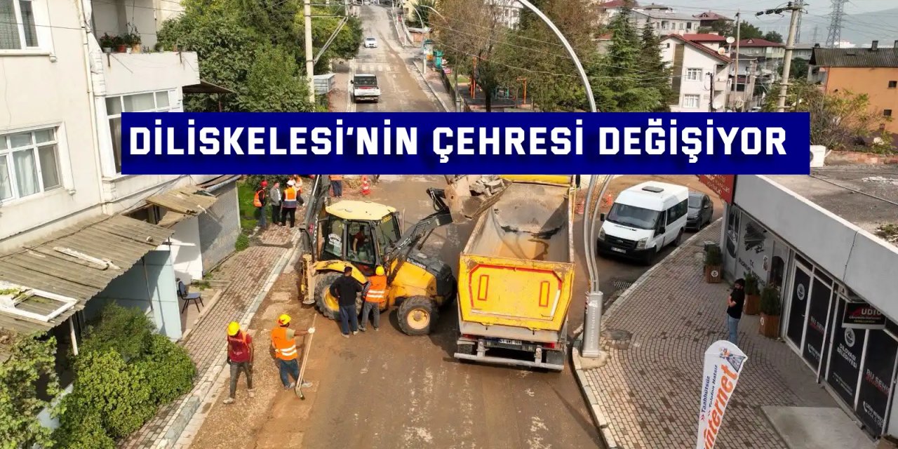 Diliskelesi'nde Elektrik Hatları Yer Altına Alınıyor