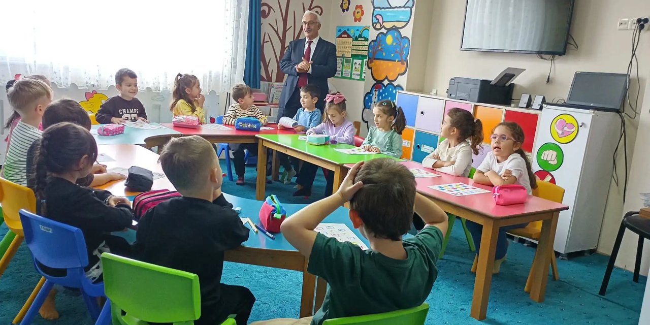 Kaymakam Özyiğit 4-6 Yaş  Kur'an Kurslarını Ziyaret Etti