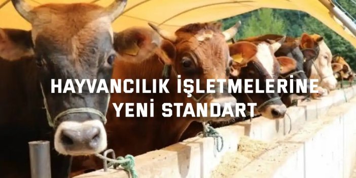 Hayvancılık İşletmelerine Yeni Standart