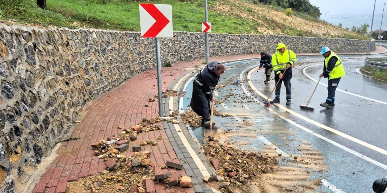 Kocaeli'de metrekareye 214,9 kilogram yağış düştü