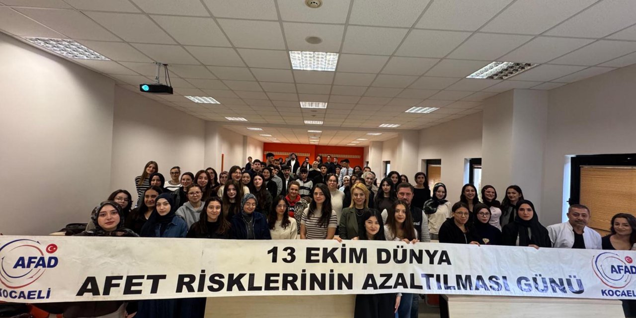 KOÜ'de afet farkındalık eğitimleri veriliyor