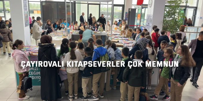 Çayırovalı kitapseverler çok memnun