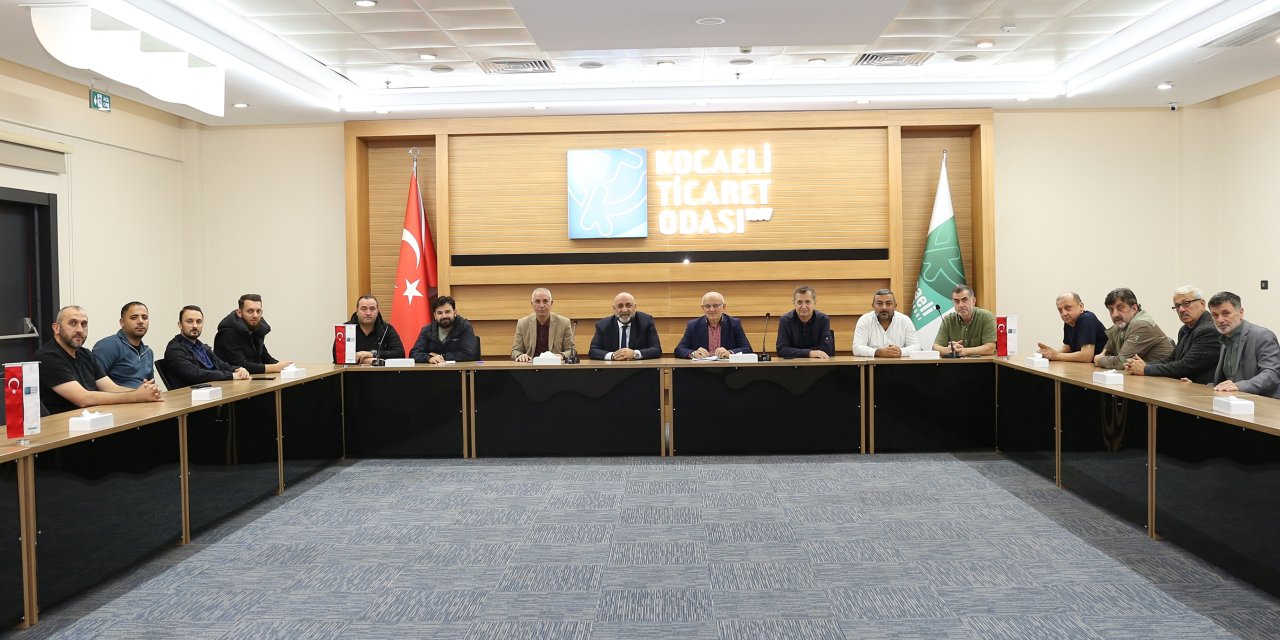 Sektörün sorunlarını ortak masada değerlendirdiler