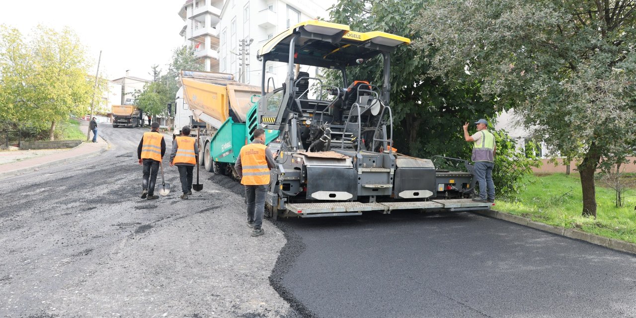 2,8 kilometrelik yol yenileniyor