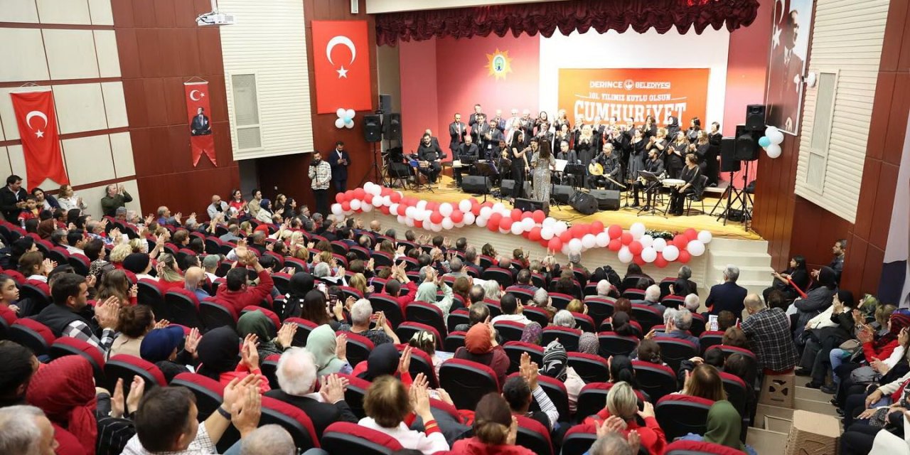 Derince'de Cumhuriyet  Bayramı Şöleni Yaşanacak