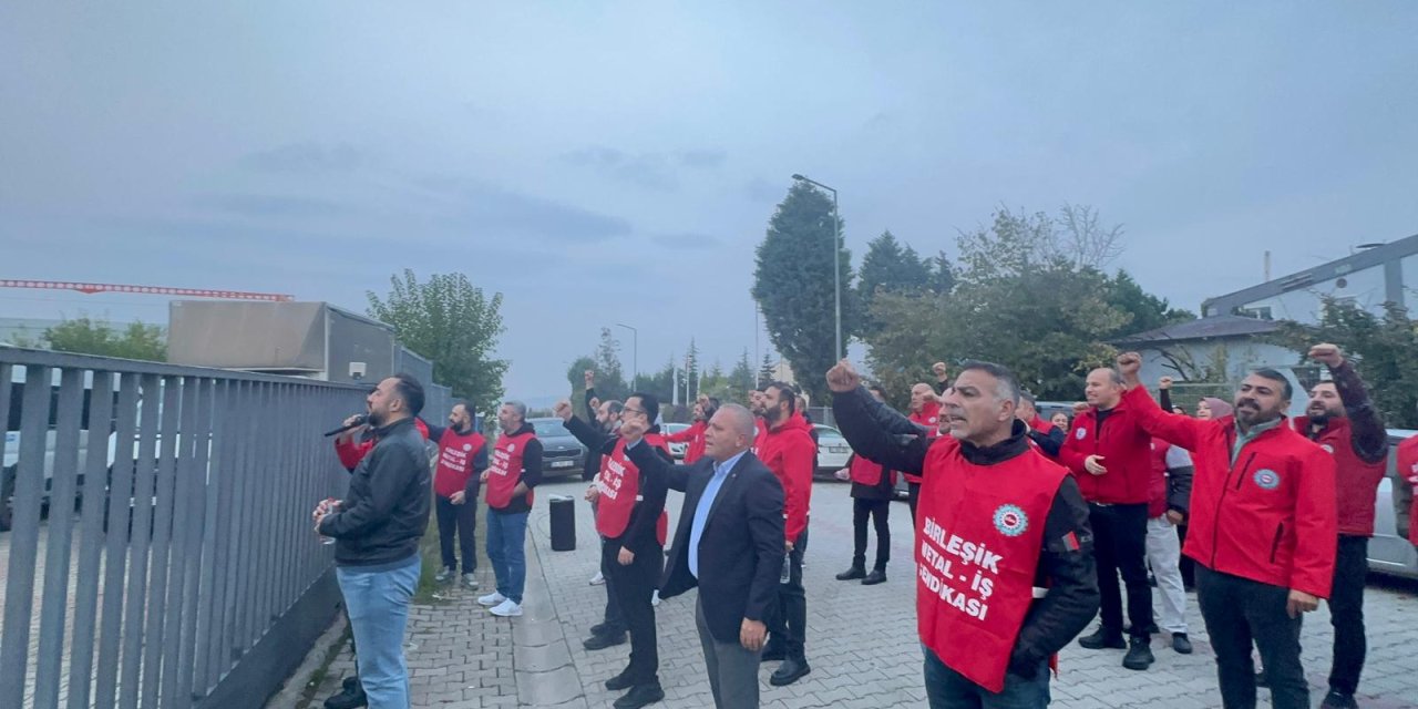 VOLVAC İşçileri Arkadaşları İçin Eylemde