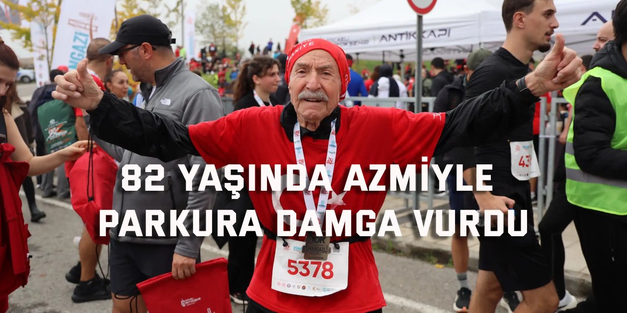 82 yaşında azmiyle parkura damga vurdu
