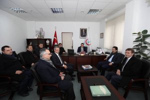 İlçe başkanları Farabi’yi ziyaret etti