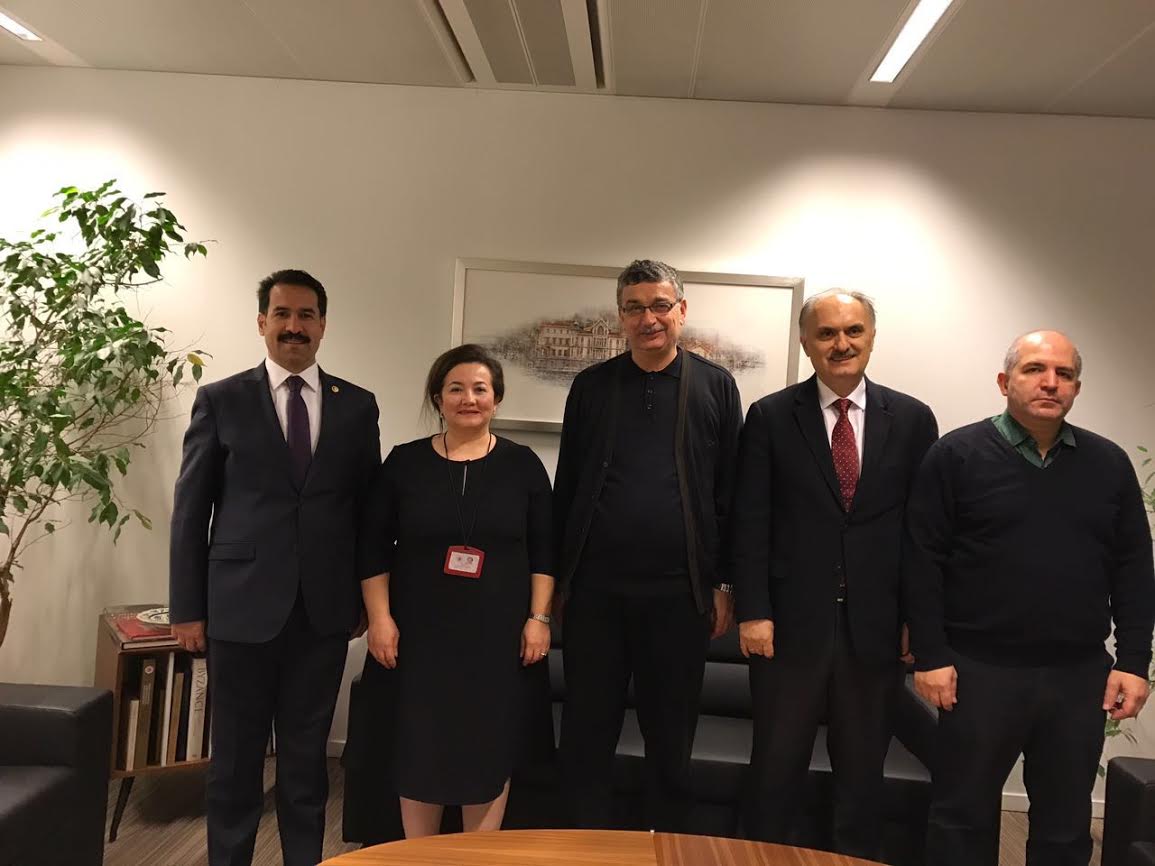 Milletvekili Yaman’dan Brüksel ziyareti