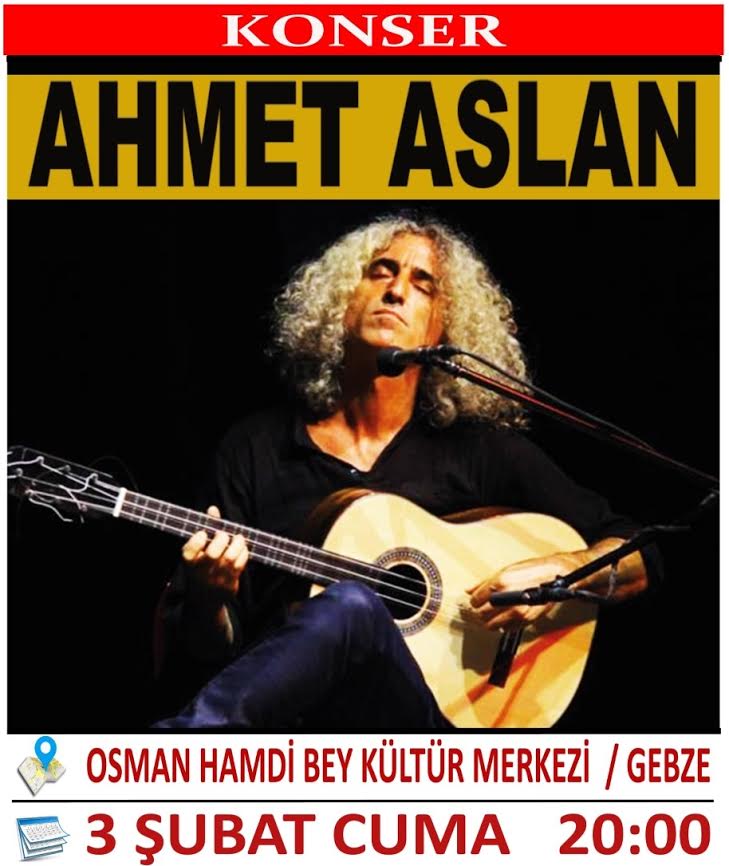 Sanatçı Ahmet Arslan Gebze’ye geliyor