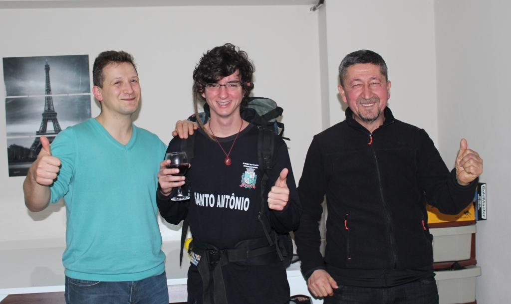 Otostopçu gezgin, Gebze’de misafir oldu.