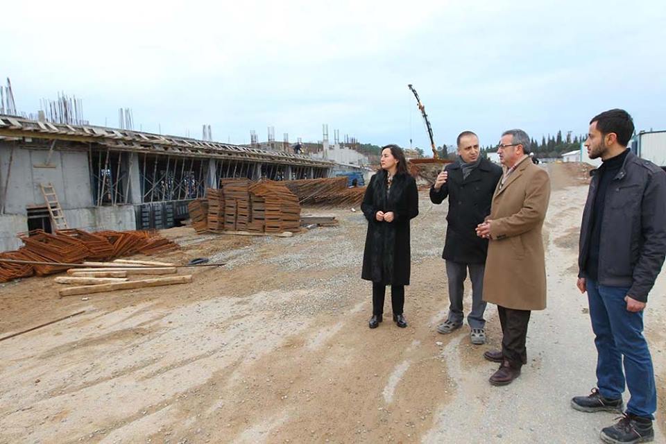 Köşker pazarları ziyaret etti