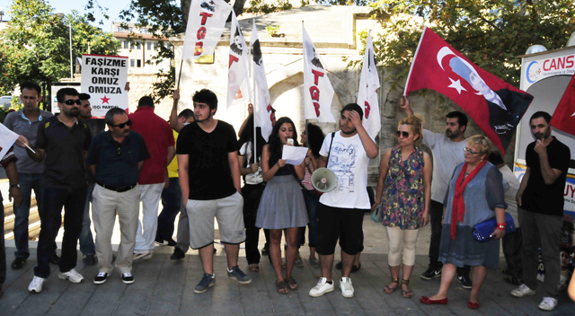 TGB’liler den gözaltılara protesto