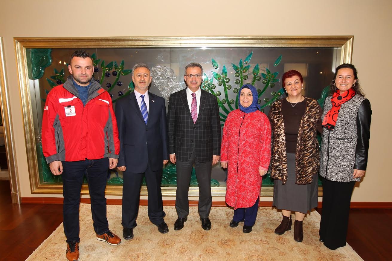 Türk Kızılayı’ndan Köşker’e ziyaret