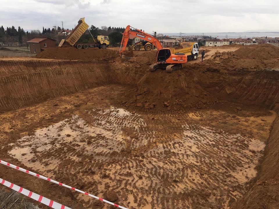 Darıca emniyet binası inşaatında inceleme