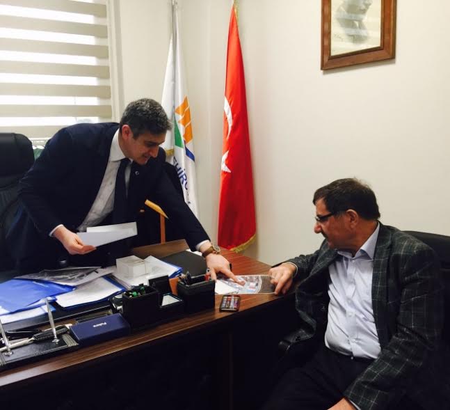 Şeker’den çevre müdürlüğüne ziyaret