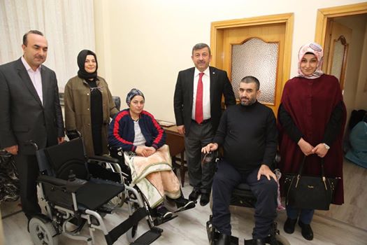 Karabacak’tan engellilere destek