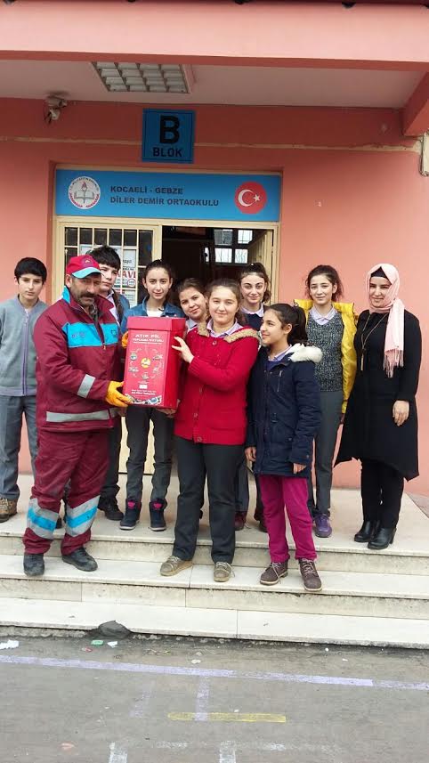 Gebze’de atık piller geri dönüşüme