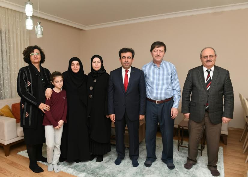 15 Temmuz şehidini ziyaret etti