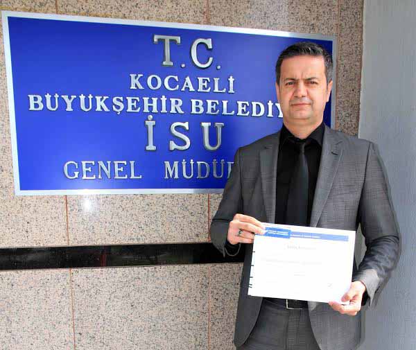 İSU iç denetçisi Uluslararası sertifika aldı