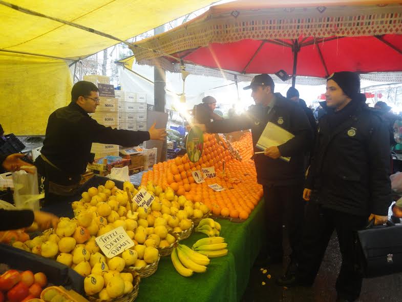 Zabıtadan pazar denetimi