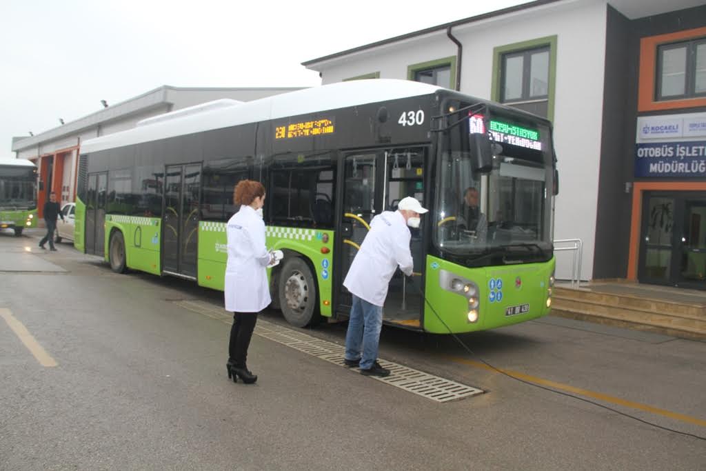 Büyükşehir otobüsleri sürekli temizliyor