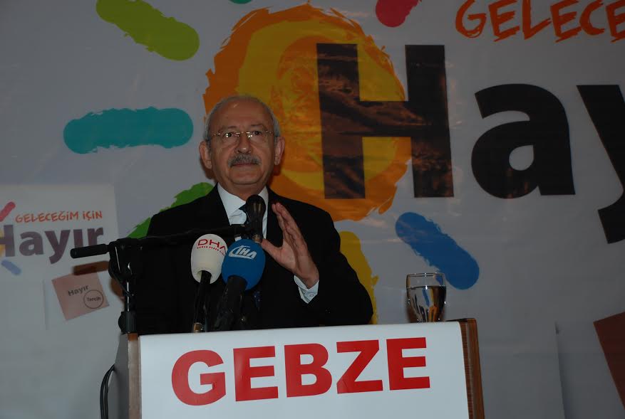 Kılıçdaroğlu Gebze’de, “Cumhurbaşkanı tarafsız olmalı”