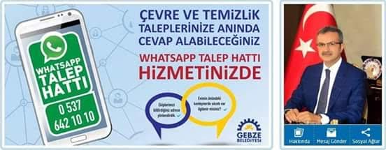 “Whatsapp talep hattı” çözüm buluyor! 