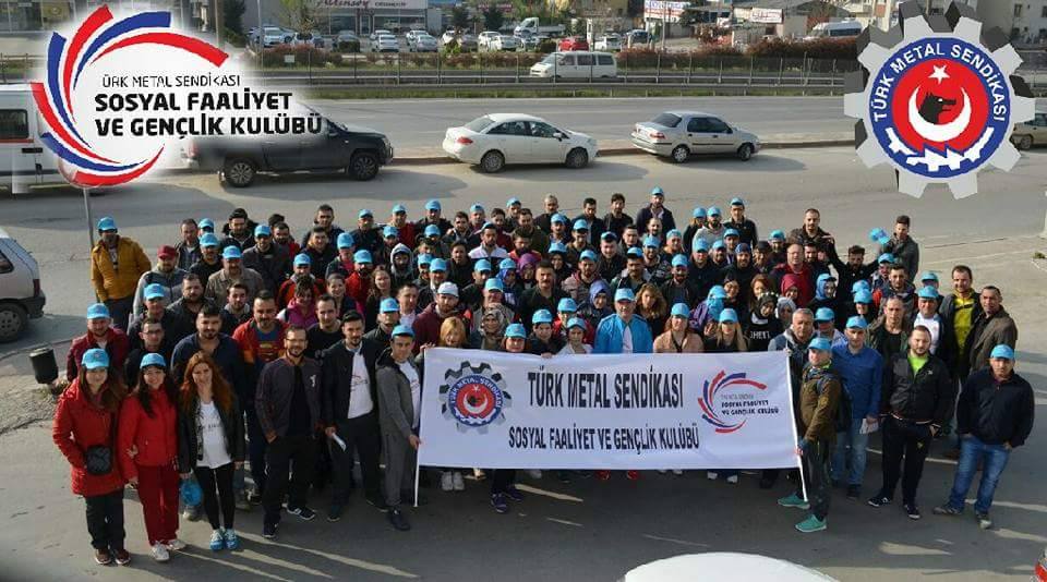 TÜRK METAL İŞ SENDİKASI SAKLI GÖLDE YÜRÜDÜ