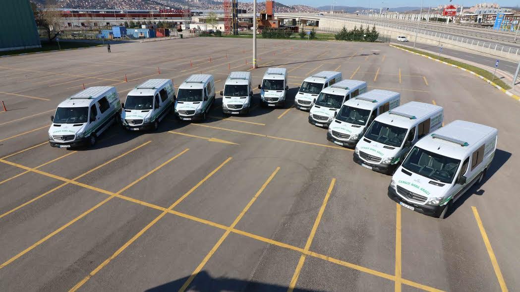 Modern cenaze araçları hizmete girdi