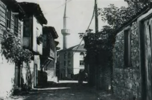 Eski bir fotoğrafta Karabakkal cami