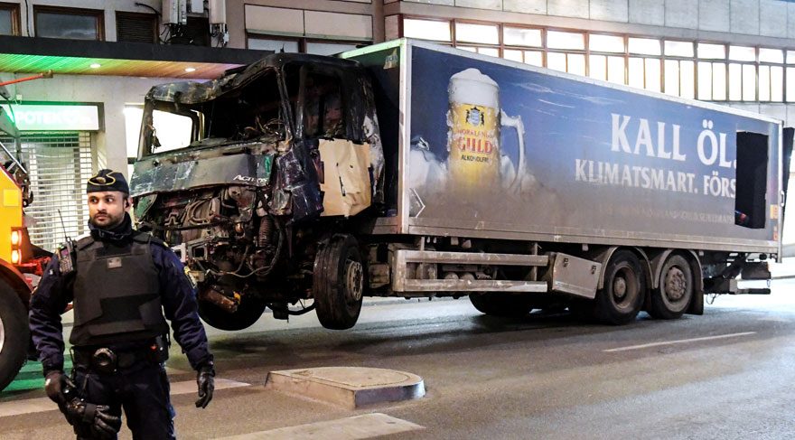 İsveç’te kamyonlu saldırı: Bir şüpheli gözaltına alındı