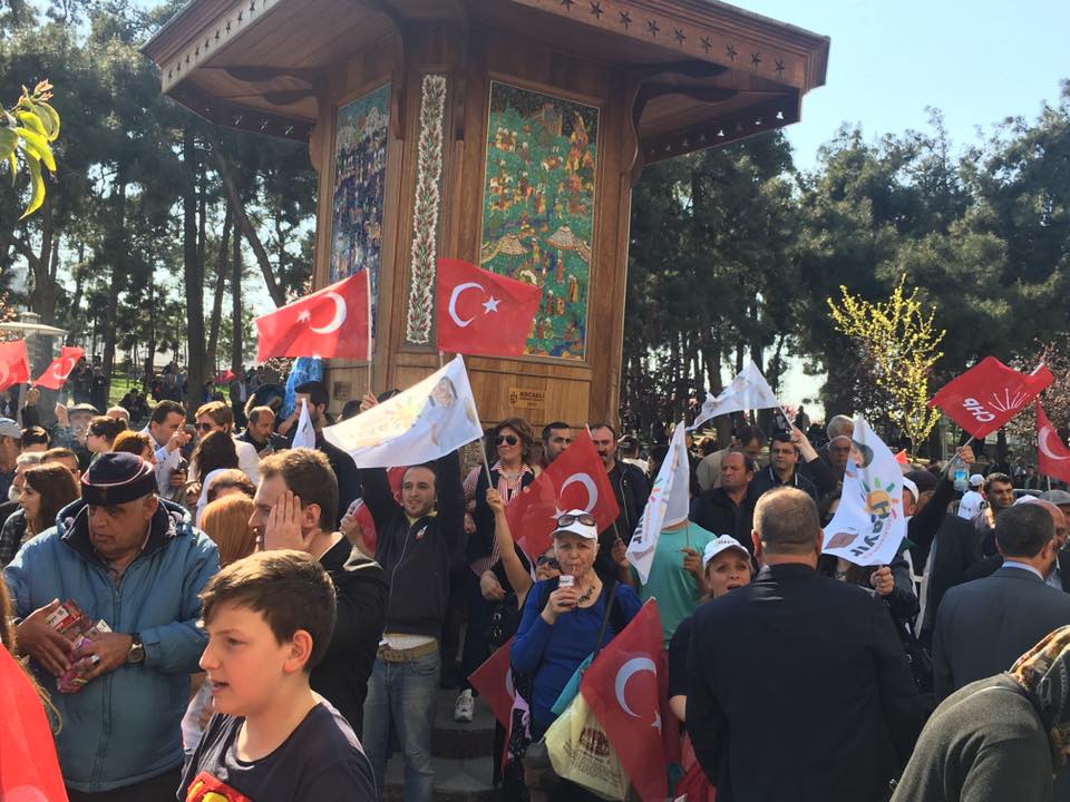 CHP'den  coşkulu miting