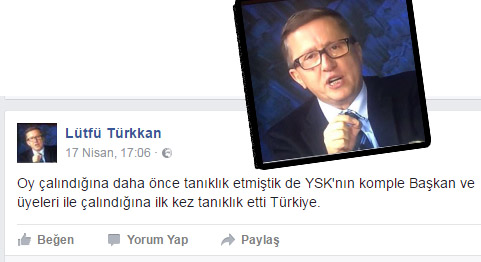 Türkkan’dan çok çarpıcı YSK yorumu