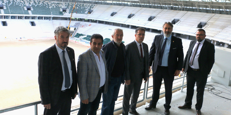 Murat Aydın stadyumu gezdi