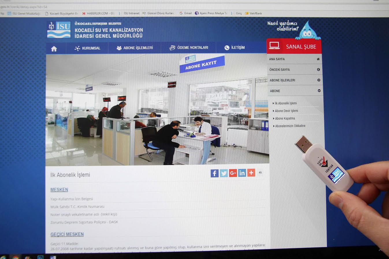 İSU’da e-imza ile abonelik dönemi başladı