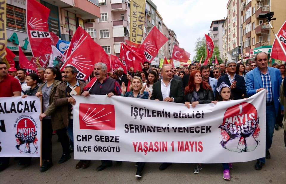 CHP 1 Mayıs’a yoğun katılım gösterdi