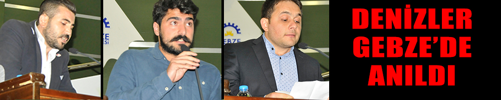 Denizler Gebze’de anıldı