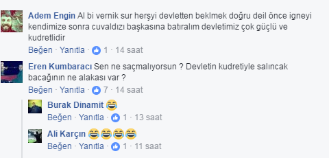 Devletimiz çok güçlü ve kudretlidir!