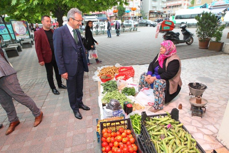 Köşker, sebze ve meyve satışını sordu