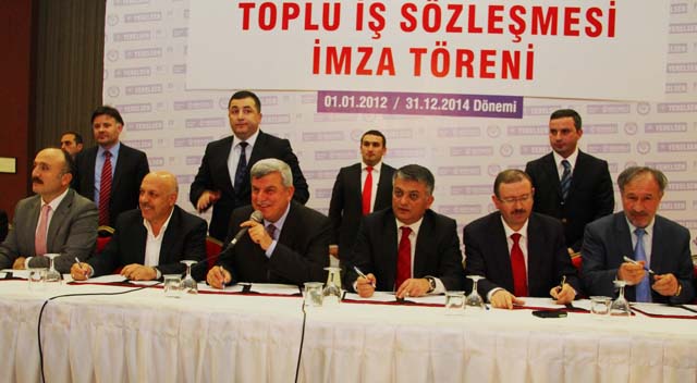 Büyükşehirde sözleşme imzalandı