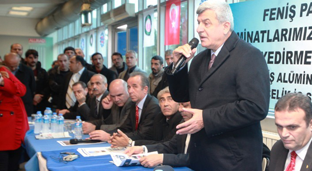 85 gün sonra FENİŞ işçilerini ziyaret etti