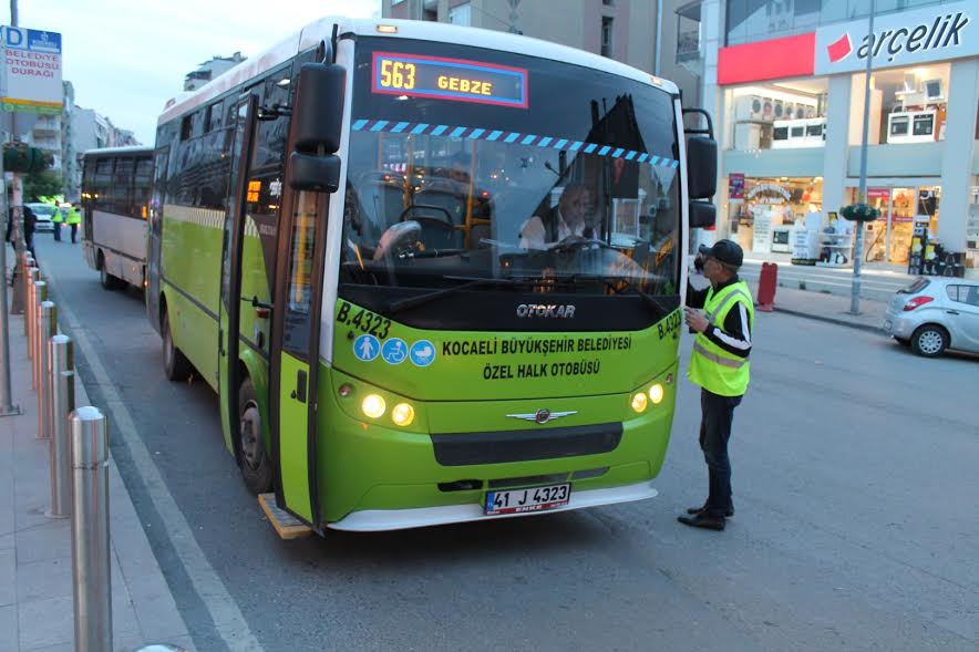 İL GENELİNDE:  Toplu taşıma araçları denetimden geçiyor