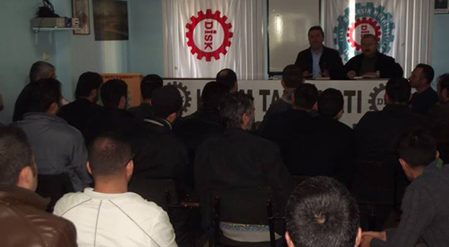 Sendikadan işçilere bildirme toplantısı