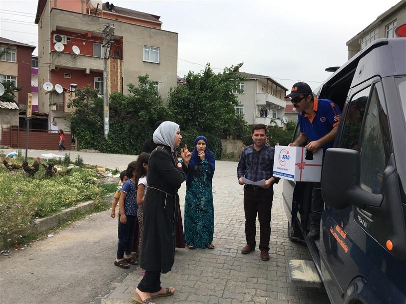 AFAD’TAN:  Suriyelilere Ramazan yardımı