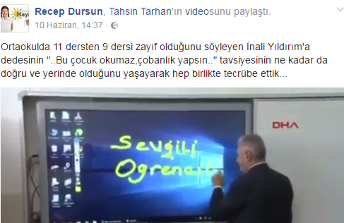 Binali Yıldırım’ı tiye aldı!