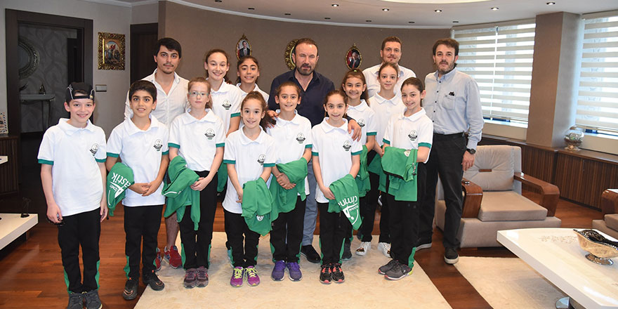 Jimnastik Kulübünden Başkan Doğan’a ziyaret